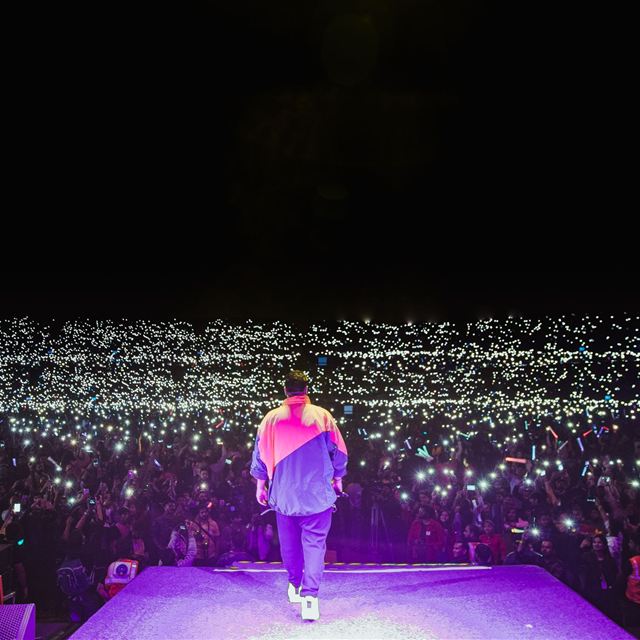 Aiden Cole performing on stage